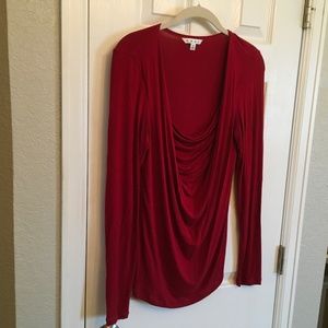 Cabi crimson red top